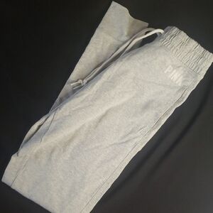 PINK Victoria's Secret Light Gray Joggers